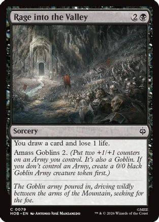 Rage into the Valley (079) Foil - The Hobbit