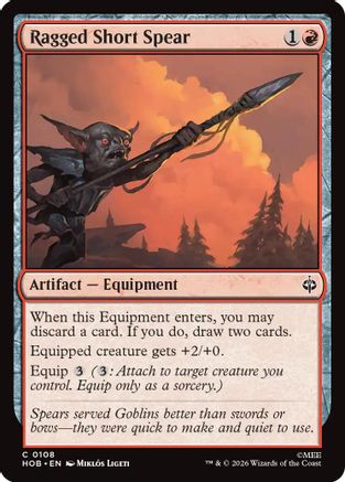 Ragged Short Spear (108) Foil - The Hobbit