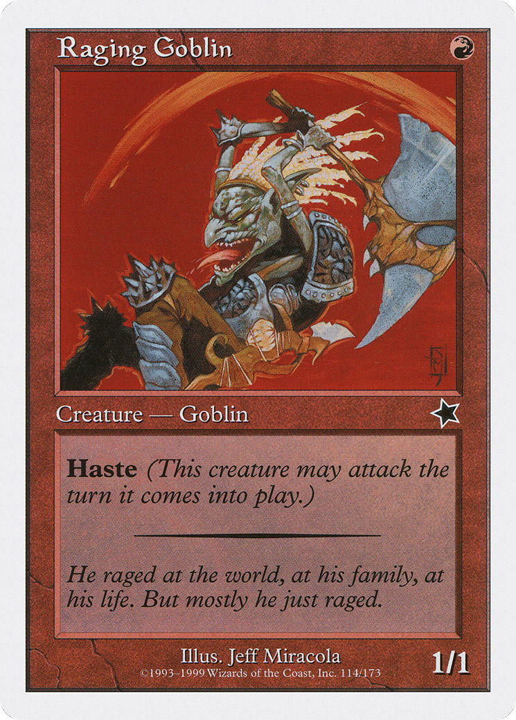 Raging Goblin (114) - Starter 1999