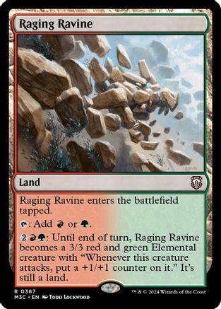 Raging Ravine (367) Ripple Foil - Commander: Modern Horizons 3