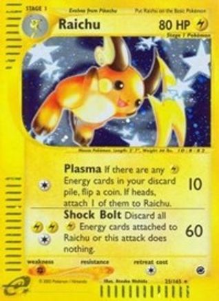 Raichu (25) Reverse Holofoil - Expedition