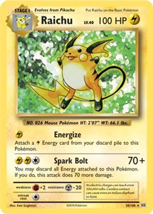 Raichu (Deck Exclusives) (36) - Evolutions
