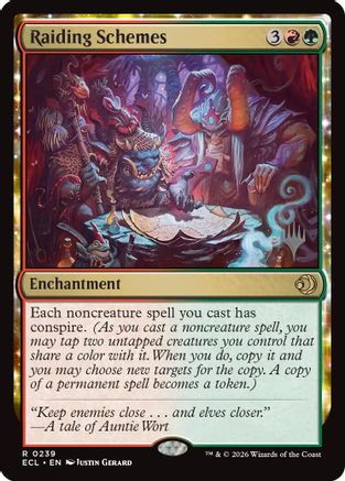 Raiding Schemes (Promo Pack) (239) Foil - Lorwyn Eclipsed