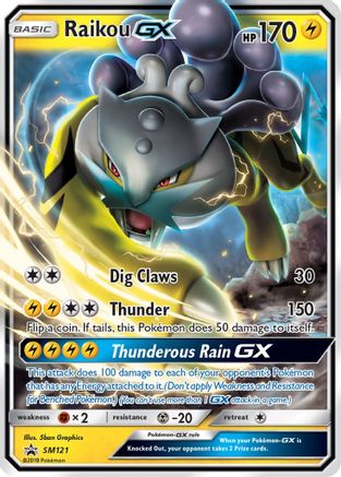 Raikou GX (SM121) Holofoil - Black Star Promos