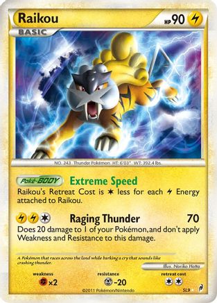 Raikou (Shiny) (SL9) Holofoil - Call of Legends