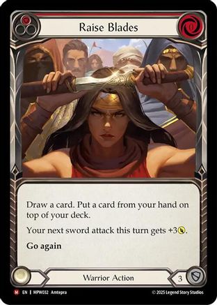 Raise Blades (MPW032) - Mastery Pack Warrior