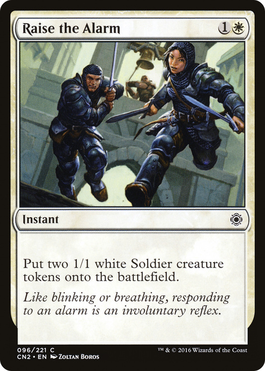 Raise the Alarm (096) Foil - Conspiracy: Take the Crown