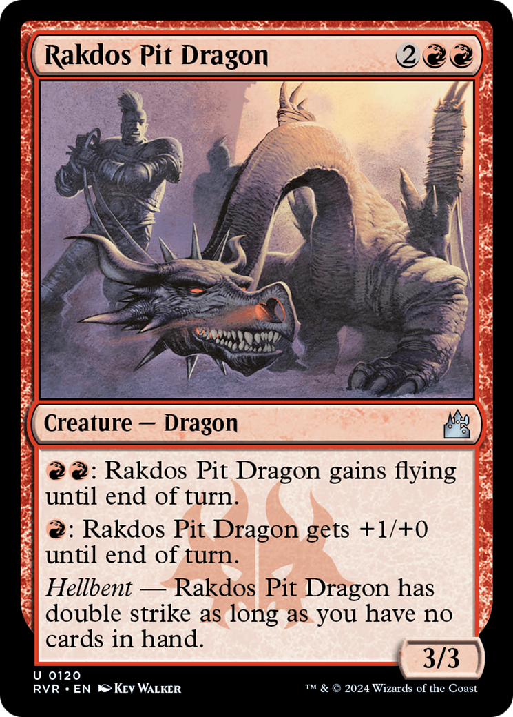 Rakdos Pit Dragon (120) Foil - Ravnica Remastered