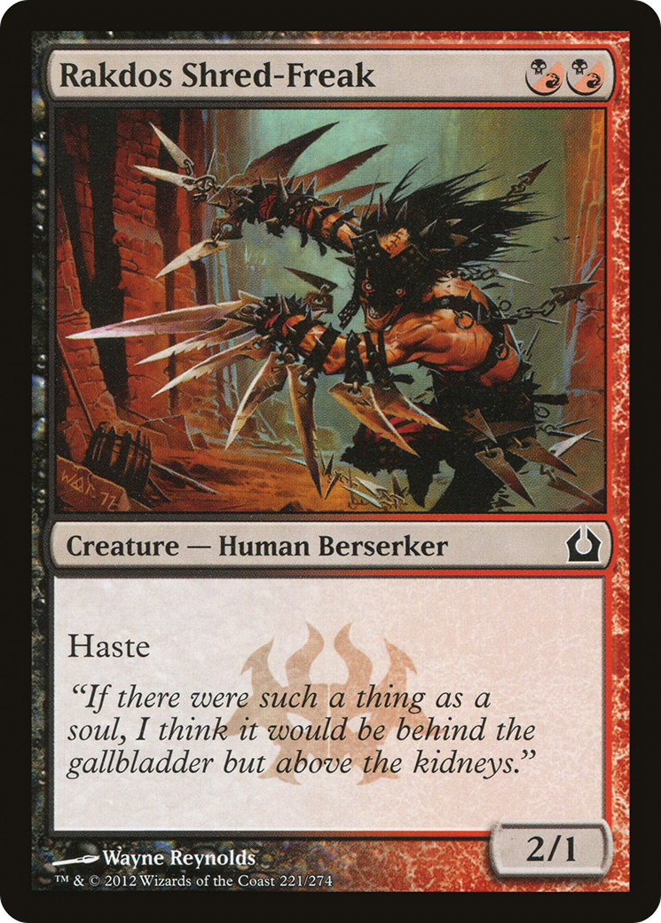 Rakdos Shred-Freak (221) Foil - Return to Ravnica