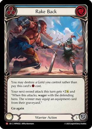 Rake Back (MPW033) - Mastery Pack Warrior