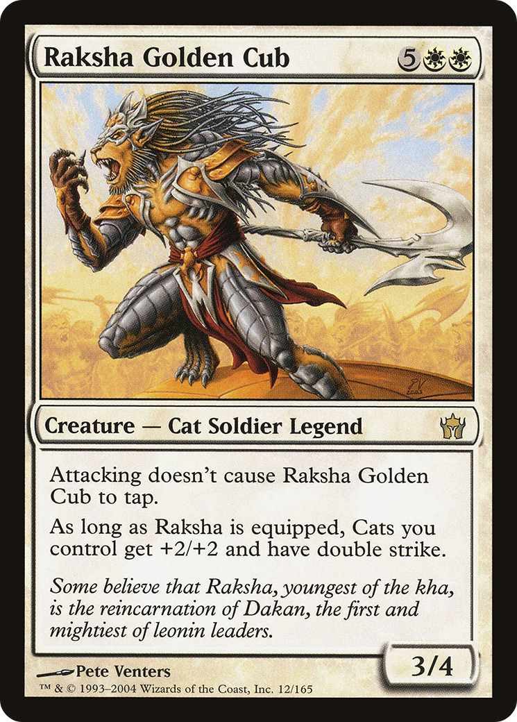 Raksha Golden Cub (012) Foil - Fifth Dawn