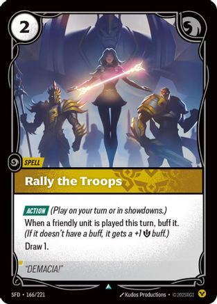 Rally the Troops (166) Foil - Spiritforged