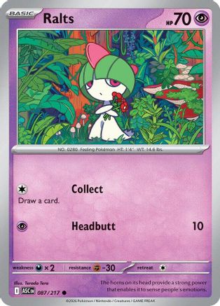 Ralts (87) Reverse Holofoil - Ascended Heroes