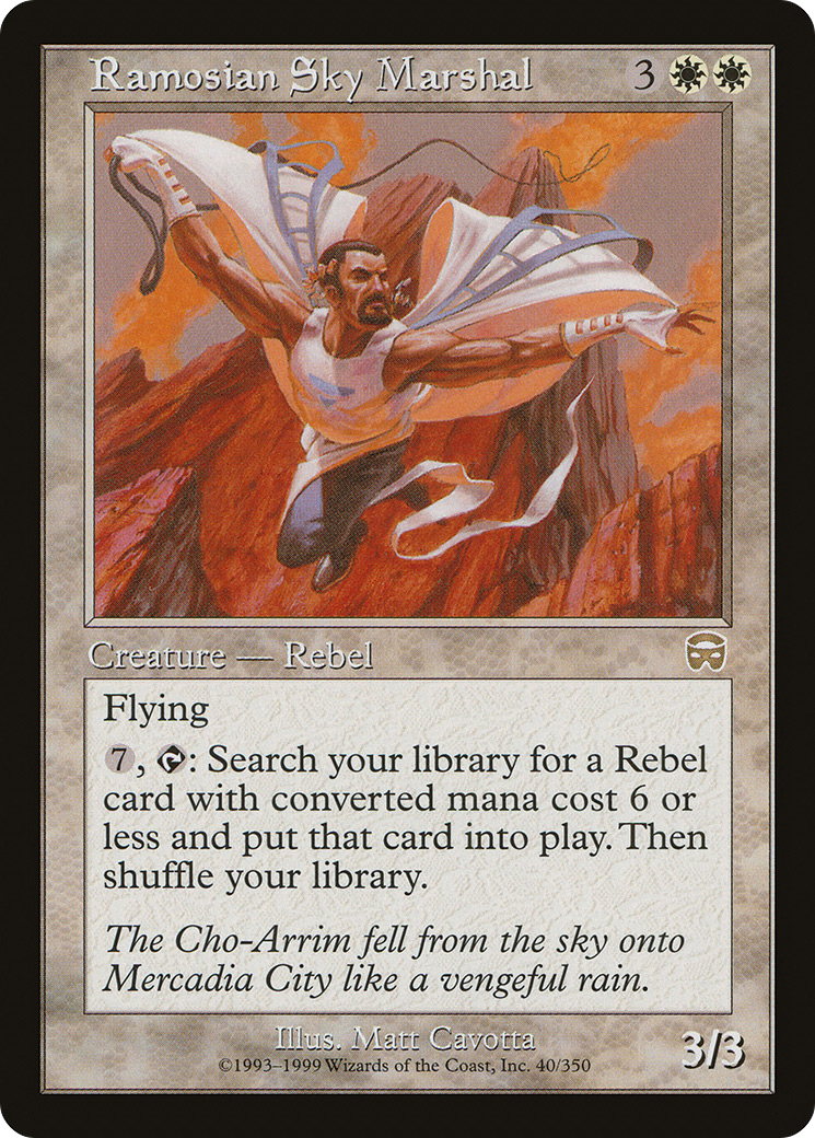 Ramosian Sky Marshal (040) Foil - Mercadian Masques