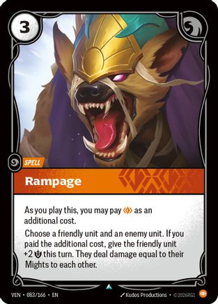 Rampage (083) Foil - Vendetta