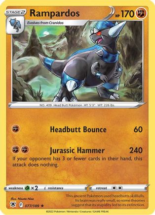 Rampardos (77) Reverse Holofoil - Astral Radiance