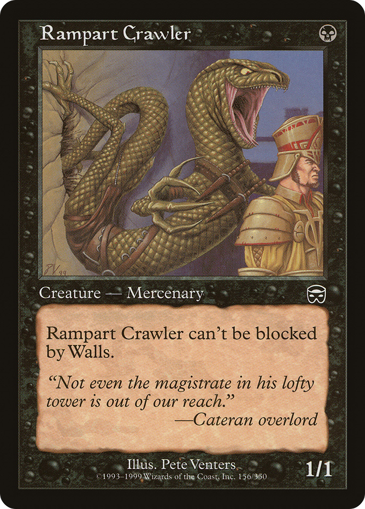 Rampart Crawler (156) - Mercadian Masques
