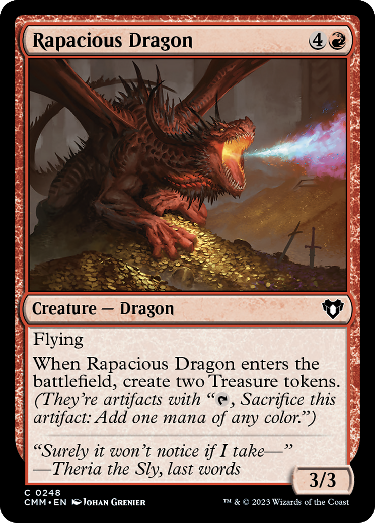 Rapacious Dragon (248) - Commander Masters
