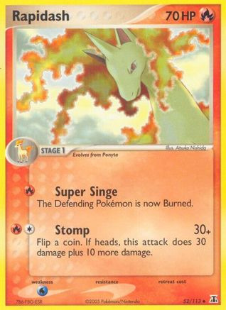 Rapidash (52) Reverse Holofoil - Delta Species