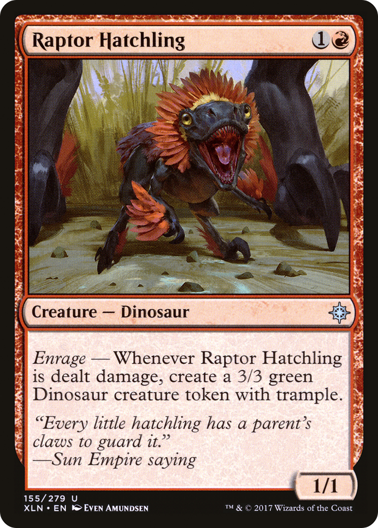 Raptor Hatchling (155) Foil - Ixalan