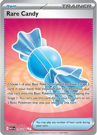 Rare Candy (Full Art) (175) Holofoil - Mega Evolution