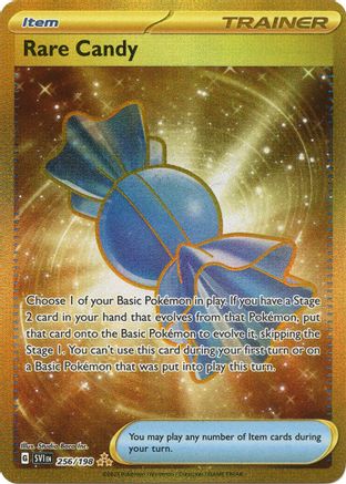 Rare Candy (Gold) (256) Holofoil - Scarlet & Violet
