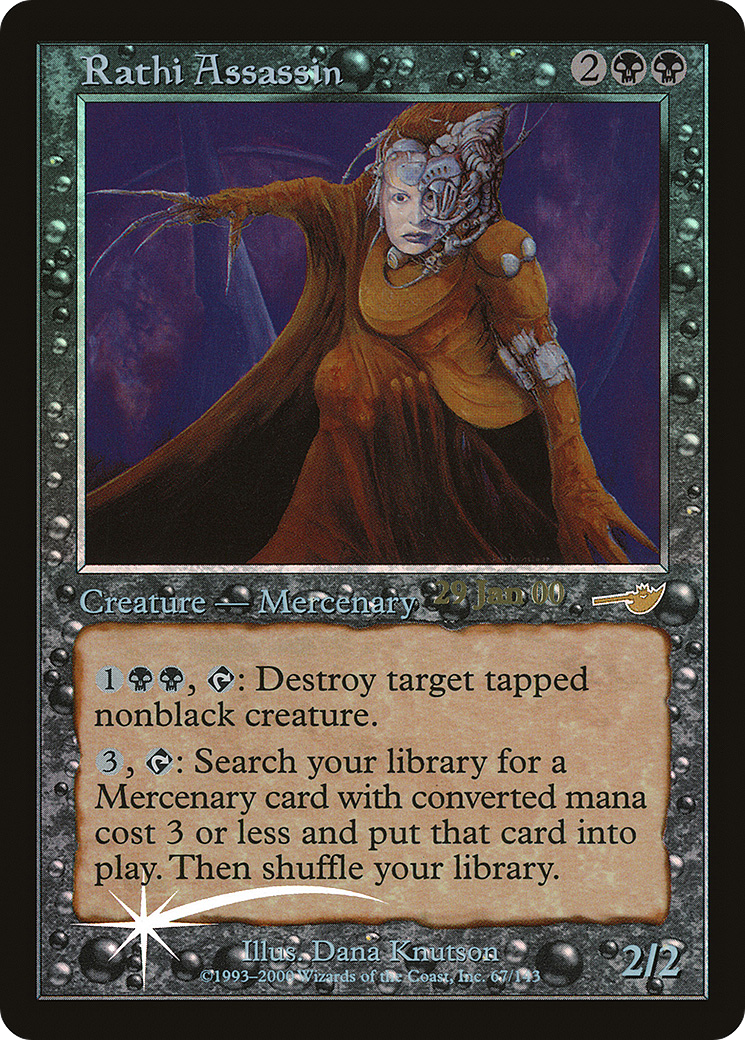 Rathi Assassin (Promo) (067) Foil - Nemesis