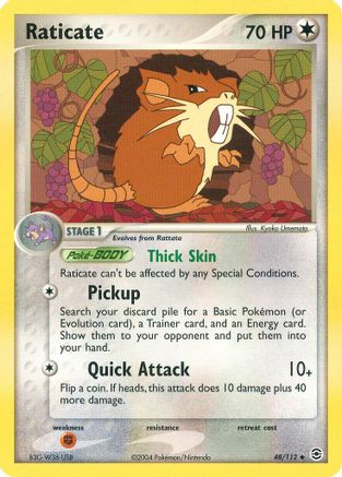 Raticate (48) Reverse Holofoil - FireRed & LeafGreen
