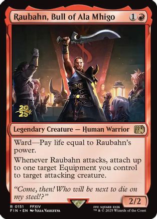 Raubahn, Bull of Ala Mhigo (151) Foil - FINAL FANTASY