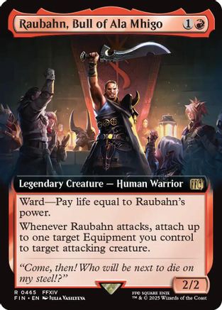Raubahn, Bull of Ala Mhigo (Extended Art) (465) Foil - FINAL FANTASY