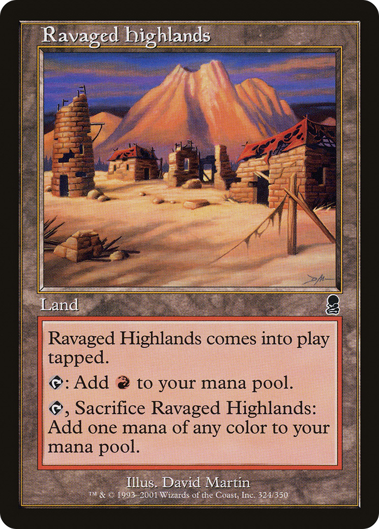 Ravaged Highlands (324) Foil - Odyssey