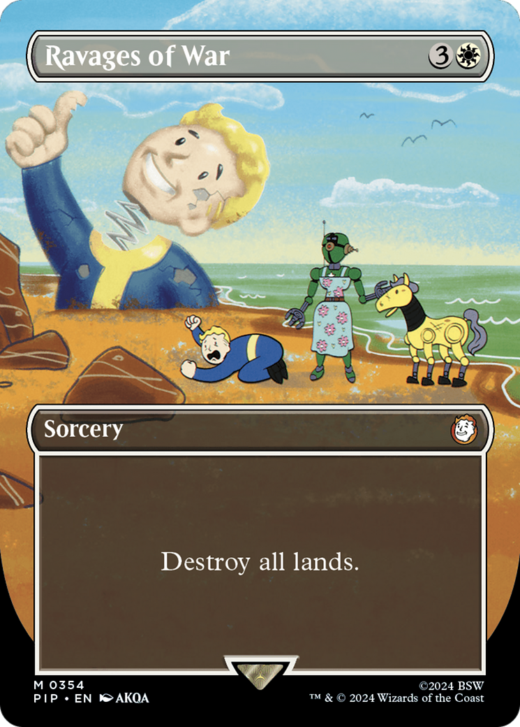 Ravages of War (Borderless) (354) Foil - Fallout