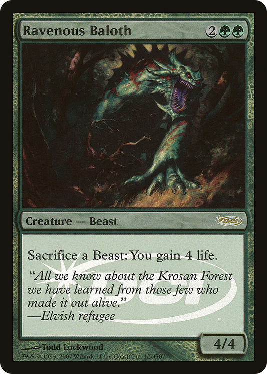 Ravenous Baloth (001) Foil - Judge Gift Cards 2007