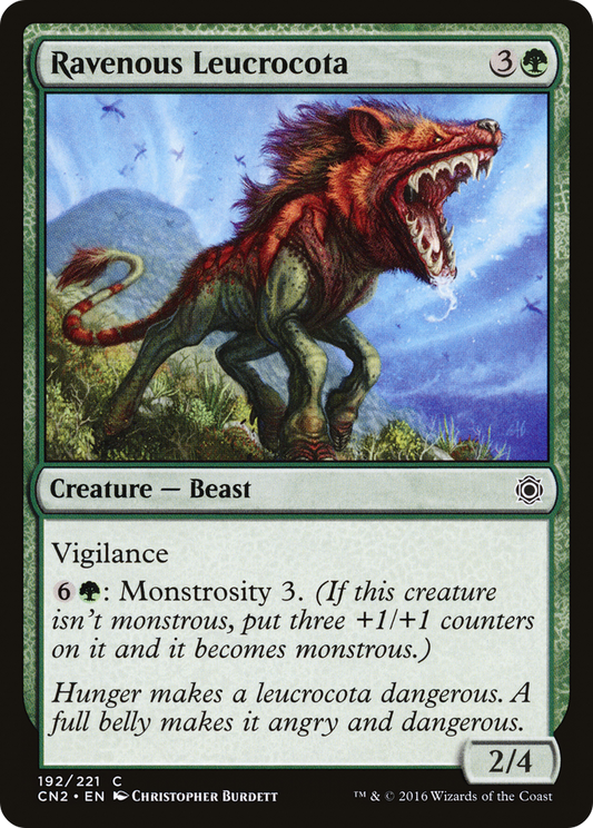 Ravenous Leucrocota (192) - Conspiracy: Take the Crown