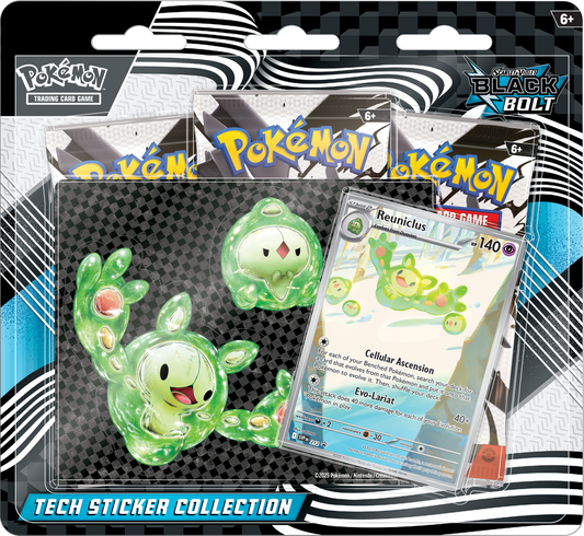 Pokémon TCG: Scarlet & Violet - Black Bolt Tech Sticker Collection