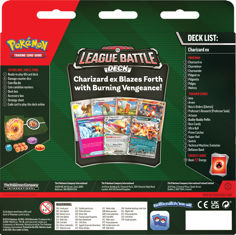 Pokémon TCG: League Battle Deck - Charizard ex