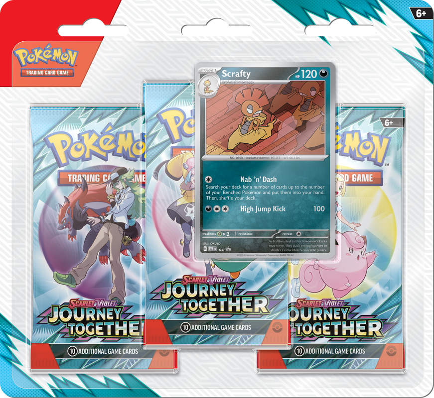 Pokémon TCG: Scarlet & Violet - Journey Together 3 Pack Blister