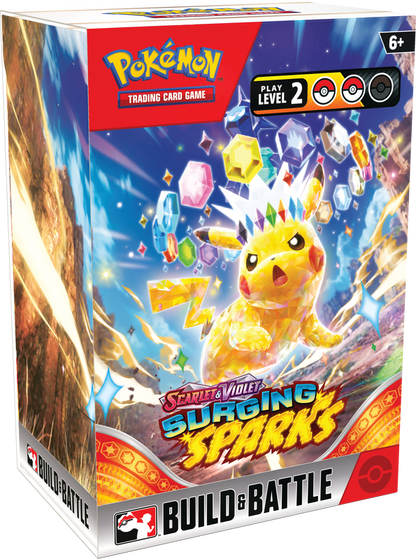 Pokémon TCG: Scarlet & Violet - Surging Sparks Build & Battle Box