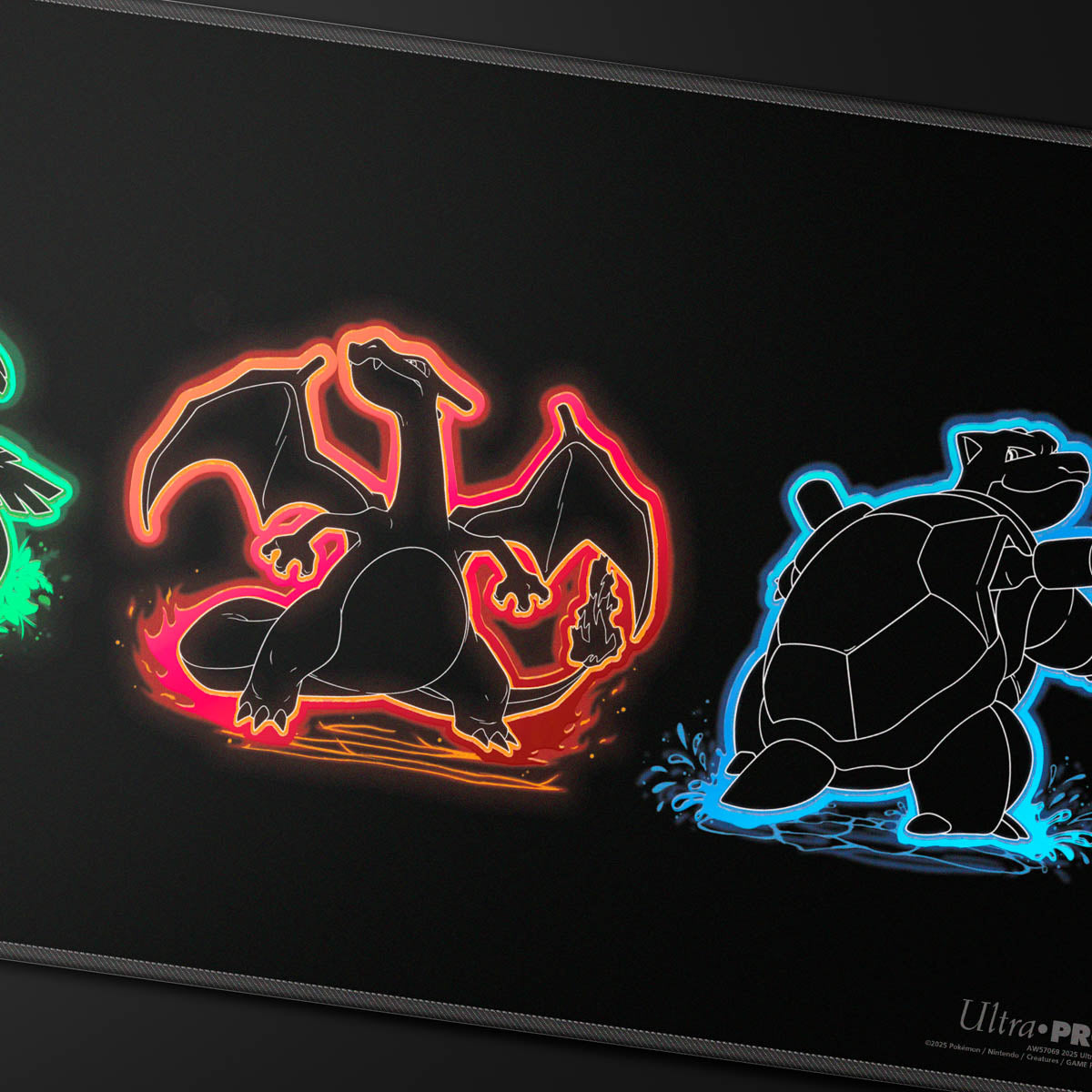 Pokémon Playmat Foil Neon Kanto