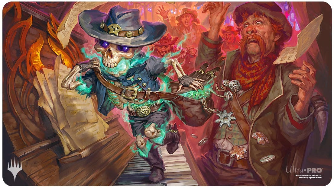 Outlaws of Thunder Junction Playmat Tinybones, the Pickpocket | Silver Goblin