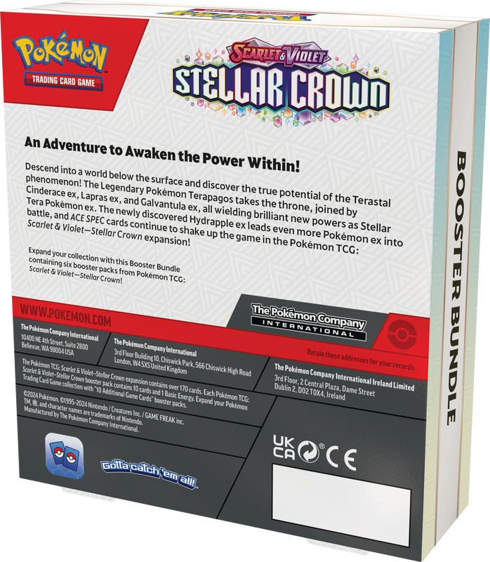 Pokémon TCG: Scarlet & Violet: Stellar Crown - Booster Bundle | Silver Goblin