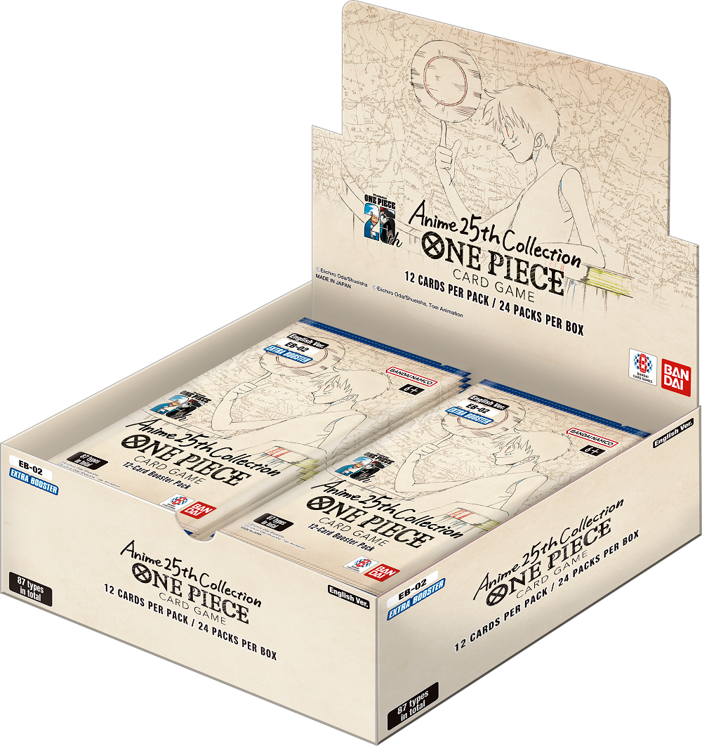 One Piece CG: Extra Booster Anime 25th Collection - Booster Box [EB-02]