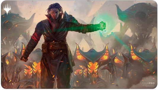 The Brothers War Playmat Mishra, Eminent One-Silver Goblin