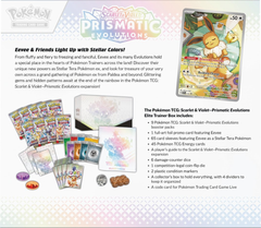 Pokémon TCG: Scarlet & Violet - Prismatic Evolutions Elite Trainer Box | Silver Goblin