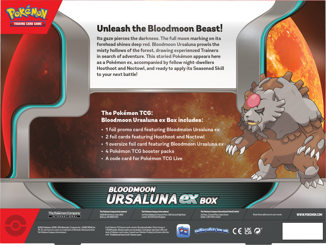 Pokémon TCG: Bloodmoon Ursaluna ex Box | Silver Goblin