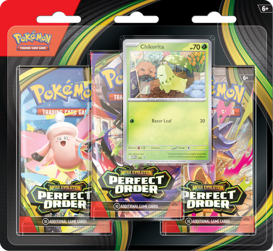 Pokémon TCG: Mega Evolution - Perfect Order 3 Pack Blister
