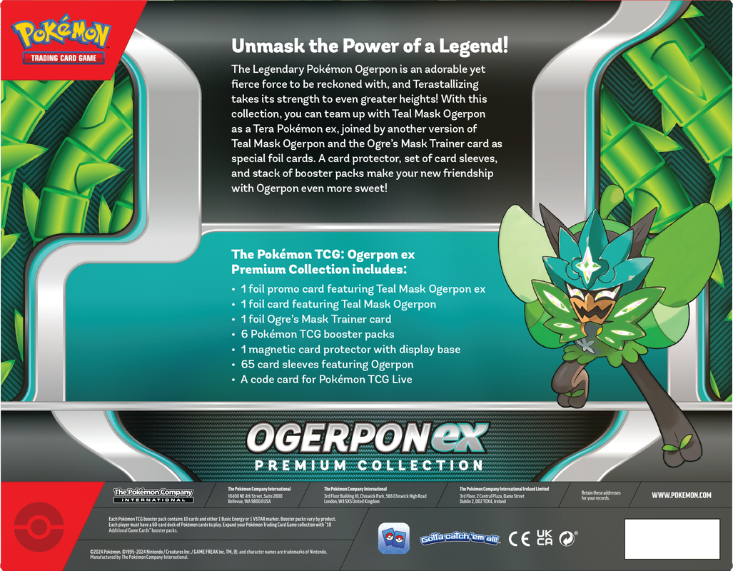 Pokémon TCG: Ogerpon ex Premium Collection | Silver Goblin