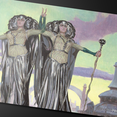 Modern Horizons 3 Playmat Omo, Queen of Vesuva | Silver Goblin