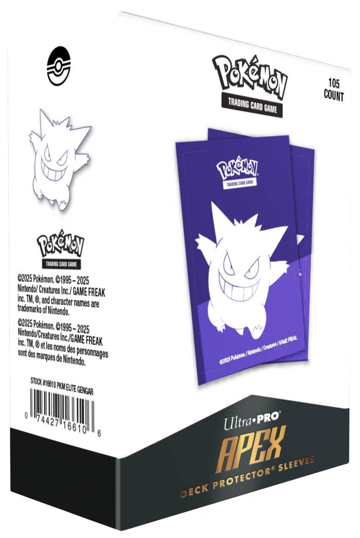 APEX Sleeves Pokémon Elite Series - Gengar [105ct]