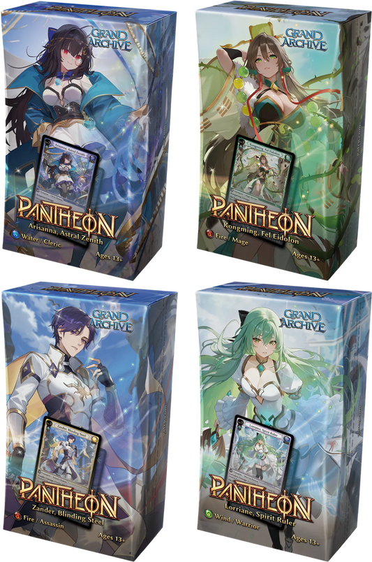 Grand Archive: Radiant Origins - Pantheon Decks (Set of 4)